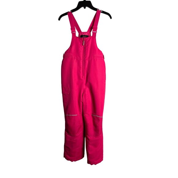 Swiss Tech Girl's Pink Snow Bib Pants L/G 10-12 - Picture 1 of 8